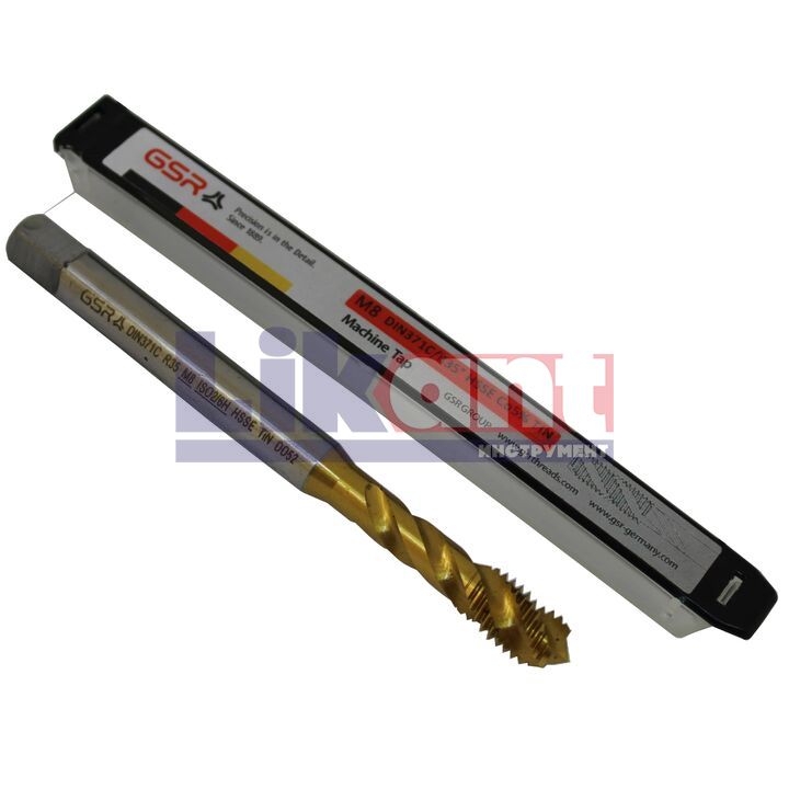 Метчик М8х1,25 круч. Р6М5К5 GSR